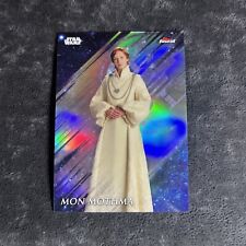 2018 Topps Finest Star Wars Extended Refractor Mon Mothma #117 0pm picture