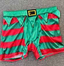 Mens Mad Engine Christmas Elf Funny Boxer Shorts Jingle Bells M Running 5K picture