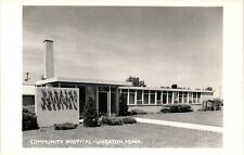 Vintage Postcard RPPC- Community Hospital, Wheaton, MN 1900s picture