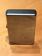 EARLY VINTAGE 1937 - c1950 ZIPPO STRIPES ON TOP & BOTTOM MADE IN BRADFORD PA. picture