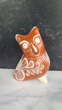 Mexican Tonala Pottery Bird Vintage, Signed P.J. picture