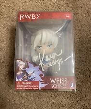RWBY Signed Weiss Schnee Figure (Jazwares) - Kara Eberle w/ COA picture