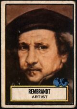 1952 Topps Look'n See  #82 Rembrandt.  Rare Short Print   High Rez picture picture