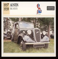 1937 - 1939  Austin Big Seven  Classic Cars Card picture