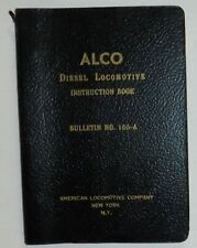 Alco  Locomotive instruction Manual - Bulletin  #105-A  1940?? picture