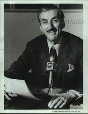 1986 Press Photo CBS Radio announcer - sap38187 picture