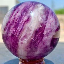243G Natural Rainbow Fluorite sphere  Crystal stone specimens picture