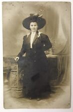 Lovely Lady in Victorian Era Attire Antique PC CYCO Harrisburg PA John Fasnacht picture