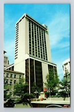 Seattle WA-Washington, The Hilton Downtown, Street View, Vintage Postcard picture