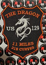 US Highway 129 Tail of the Dragon 11 Miles / 318 Curves  Embroidered Patch 24#2 picture