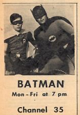 1976 WSEE ERIE,PENNSYLVANIA TV AD ~ BATMAN & ROBIN THE CAPED CRUSADER SERIES picture