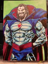 Mr Sinister Marvel Comic's 1/1 Hand Drawn & Signed PSC By Artist Todd Mulrooney picture