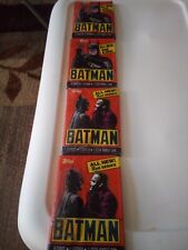 1989 Topps Batman Series 2 Trading Card Packs 4 unopened picture