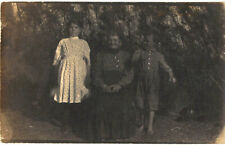 RPPC Postcard Woman and 2 Children - VELOX (diamonds in corners)  1907 — 1914 picture