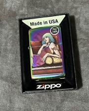 Zippo Woman With Chrome Dress, High Polish Lighter #151-087877-CI403852 NEW picture