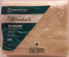 NOS Vintage Beacon Windsor Blanket 72