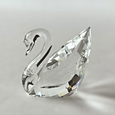 Vintage Swarovski Crystal Miniature Swan 1.5