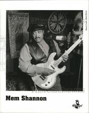 1997 Press Photo Mem Shannon, blues musician. - spp60602 picture