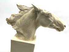 vtg Rosenthal Bisque Hussman 1609 Hannibal Horse Head Sculpture Germany  picture