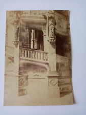 Gustave LE GRAY et/or MESTRAL 1851 BLOIS Staircase François I SALT PRINT picture