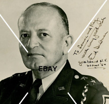 1954 OOAK Signed Photo Brigadier general Edward Dyer NY BW picture