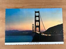 Vintage Postcard, Golden Gate Bridge, San Francisco, California, Aerial View picture