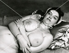 1950s Photo Print Big Breasts Brunette Model Elenor Ames Art EA13 picture