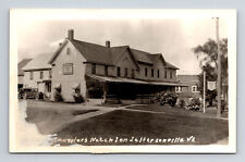 RPPC Smuggler's Notch Inn Hotel Jeffersonville Vermont VT Real Photo Postcard picture