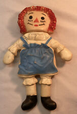 Vtg 1968 Mid-Century Bobbs Merrill Co Raggedy Ann Squeaky Rubber Toy Doll picture