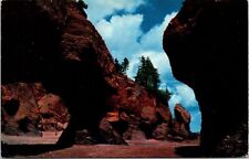 Hopewell New Brunswick Canada Rock Scenic Landmark Caves Chrome Postcard picture