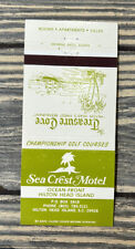 Vintage Sea Crest Motel The Treasure Cove Matchbook Cover Advertisement  picture