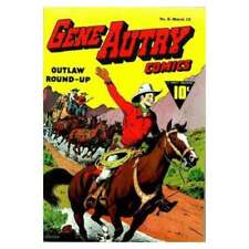 Gene Autry Comics #6  - 1942 series Fawcett comics Fine+ / Free USA Shipping [h@ picture