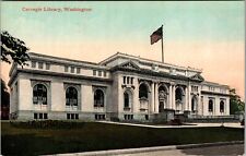 Washington D.C., Carnegie Library, Vintage Postcard picture