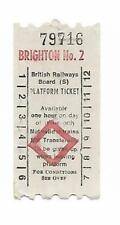 Brighton No.2 BRB(S) Vertical Roll Type Red Diamond Platform Ticket BR picture