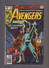 The Avengers #185 (1979) CLASSIC PEREZ COVER QUICKSILVER & SCARLET WITCH ORIGIN picture