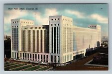 Chicago IL-Illinois, Chicago Post Office on Canal Street, Vintage Postcard picture