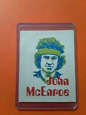 RARE John McEnroe Rookie Card RC Tennis Super Stickers Sandwiches  picture