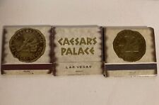 Lot of 3 Vintage UNSTRUCK Matchbooks Caesar’s Palace Hotel and Casino Las Vegas picture