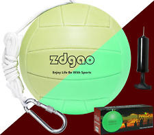 Glow in the Dark Replacement Tether Ball with Carabiner, Ball Pump with Needle f picture