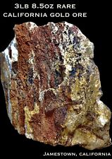 NATURAL-RAW-HIGHLY MINERALIZED-HIGH GRADE-RARE-GOLD ORE FROM THE MOTHERLODE picture