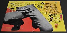 1995 Print Ad Sexy Levi's Jeans for Women Fashion Black Style Art Beauty picture