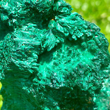 1.25LB Natural glossy Malachite cat eyetransparent cluster rough mineral sampleg picture