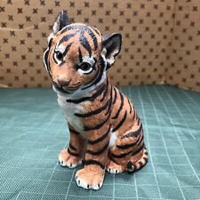 Lenox Sumatran Tiger Cub Endangered Baby Animals Porcelain Smithsonian Figurine picture