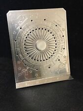 Oneida Silver Plate Perpetual Calendar Zodiac Astrological Desk  picture
