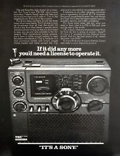 1977 Sony FM/AM Short Wave CB Radio photo 