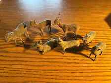 Vintage Deer Lot Hand Made Wood Old Holiday Antique Diorama Train Layout Scenery picture