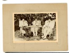 Lagos Nigeria Africa - Group of men drinking antique vintage photo picture