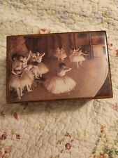 'Musical Memories' The American Music Box Co. Sm music box-cover art:Edgar Degas picture