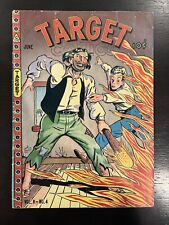 Target Comics Vol 8 Issue 4 1947 VG/F Complete Golden Age Comic Hobo Burns Fire picture