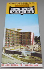 Downtowner Motor Inn Albuquerque New Mexico Vintage Travel Brochure 1970's picture